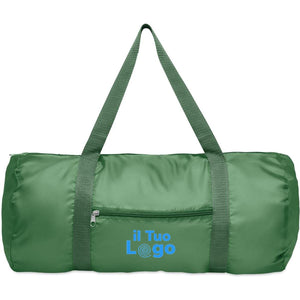Borsone 190T RPET 20L verde - personalizzabile con logo