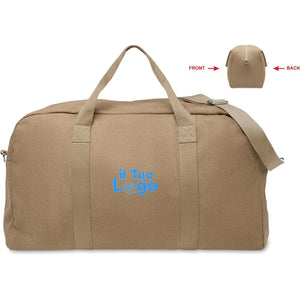 Borsone da viaggio 450 gr riciclato - personalizzabile con logo