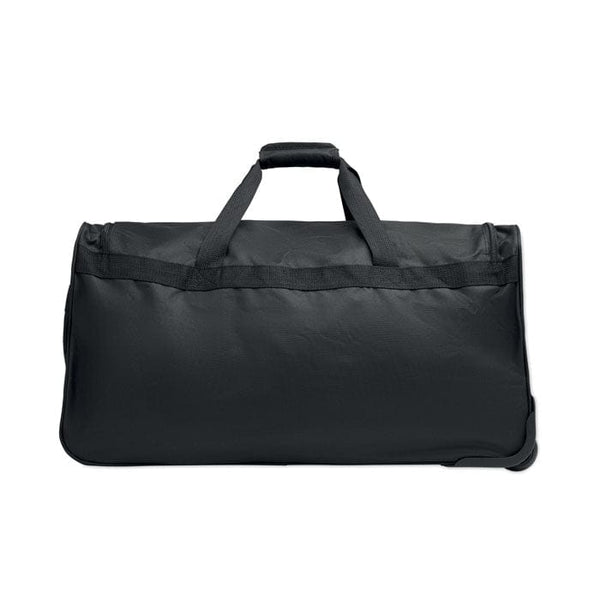 Borsone e trolley 600D RPET Nero - personalizzabile con logo