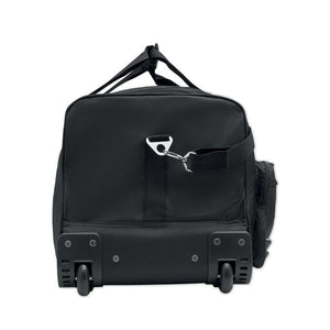Borsone e trolley 600D RPET Nero - personalizzabile con logo