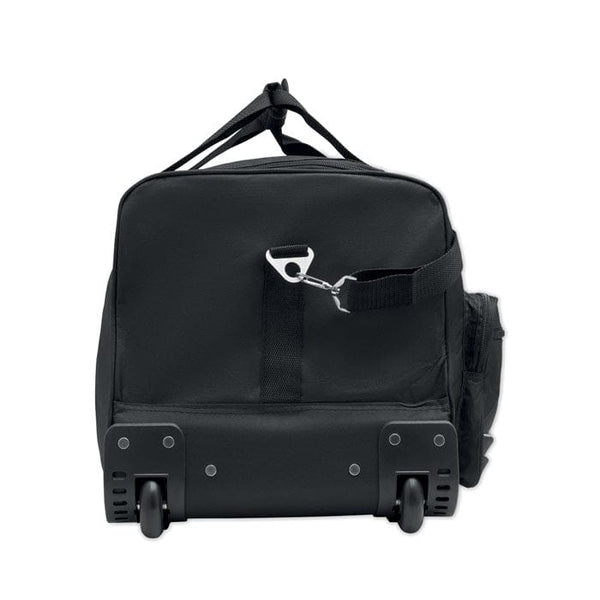 Borsone e trolley 600D RPET Nero - personalizzabile con logo