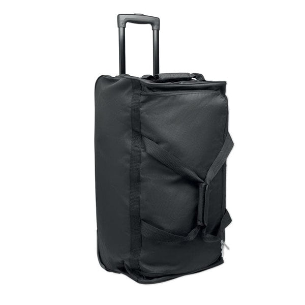 Borsone e trolley 600D RPET Nero - personalizzabile con logo
