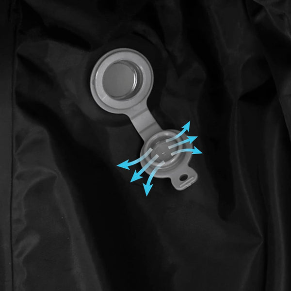 Borsone Sottovuoto Riven nero - personalizzabile con logo