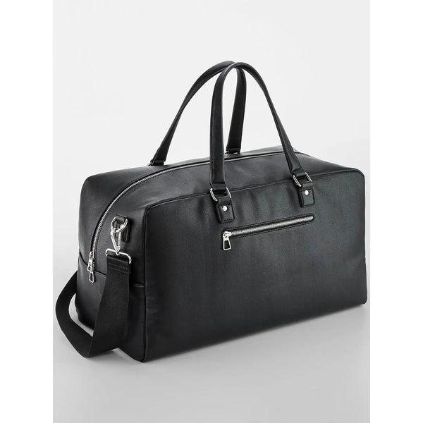 Borsone Tailored Luxe Weekender nero - personalizzabile con logo