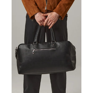 Borsone Tailored Luxe Weekender nero - personalizzabile con logo