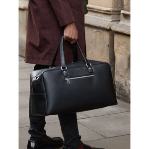 Borsone Tailored Luxe Weekender nero - personalizzabile con logo