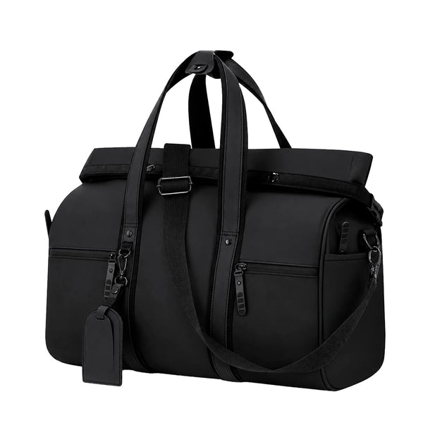 Borsone Velor nero - personalizzabile con logo