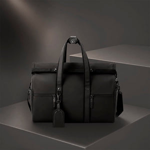 Borsone Velor nero - personalizzabile con logo