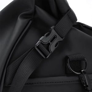 Borsone Velor nero - personalizzabile con logo