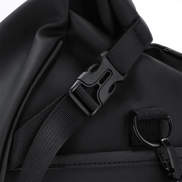 Borsone Velor nero - personalizzabile con logo
