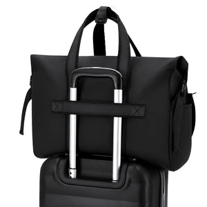Borsone Velor nero - personalizzabile con logo