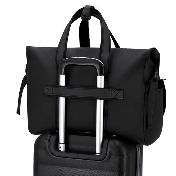 Borsone Velor nero - personalizzabile con logo