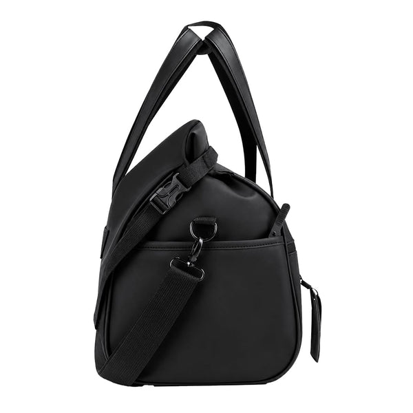 Borsone Velor nero - personalizzabile con logo