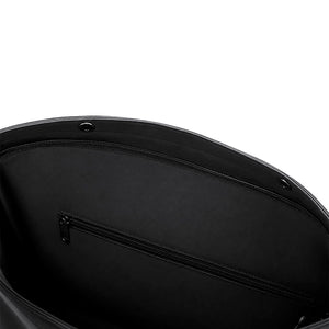 Borsone Velor nero - personalizzabile con logo