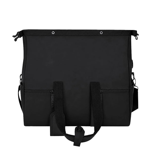 Borsone Velor nero - personalizzabile con logo