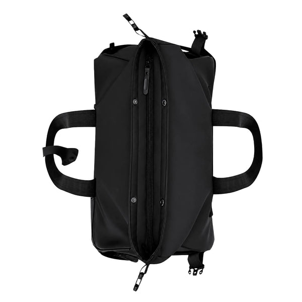 Borsone Velor nero - personalizzabile con logo