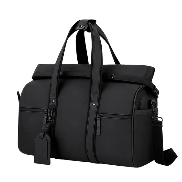 Borsone Velor nero - personalizzabile con logo