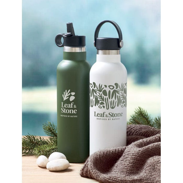 Bottiglia a doppio strato Recycled - personalizzabile con logo