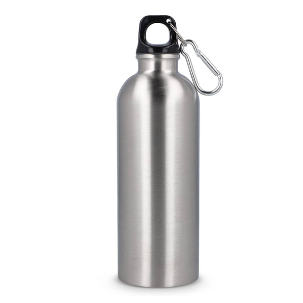 Bottiglia a parete singola in acciaio inossidabile riciclato da 500 ml - personalizzabile con logo