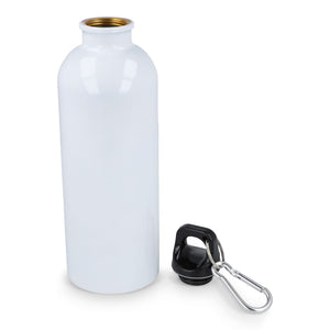 Bottiglia a parete singola in acciaio inossidabile riciclato da 500 ml - personalizzabile con logo