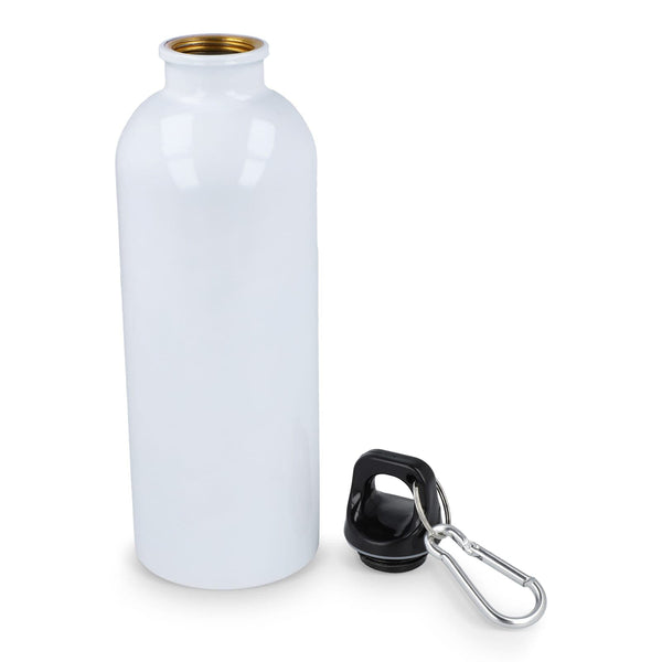 Bottiglia a parete singola in acciaio inossidabile riciclato da 500 ml - personalizzabile con logo