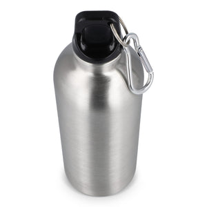 Bottiglia a parete singola in acciaio inossidabile riciclato da 500 ml - personalizzabile con logo