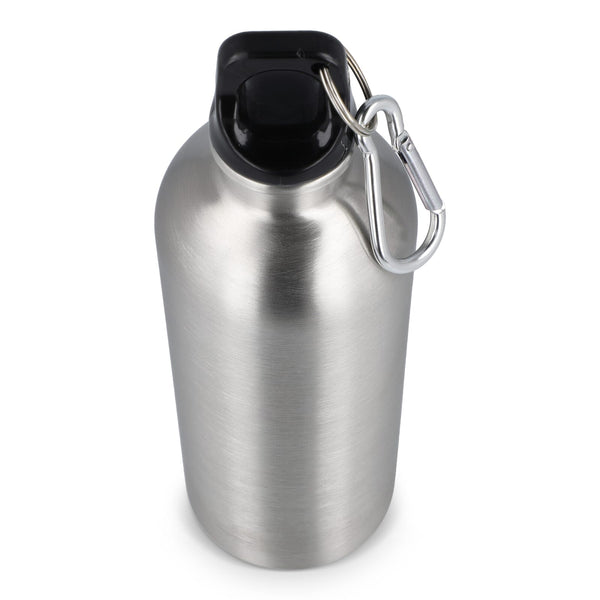 Bottiglia a parete singola in acciaio inossidabile riciclato da 500 ml - personalizzabile con logo