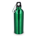 Bottiglia a parete singola in acciaio inossidabile riciclato da 500 ml verde - personalizzabile con logo