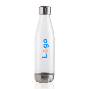 Bottiglia antigoccia con tappo in acciaio 500ml - personalizzabile con logo