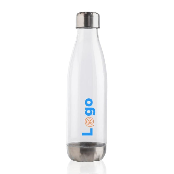 Bottiglia antigoccia con tappo in acciaio 500ml - personalizzabile con logo