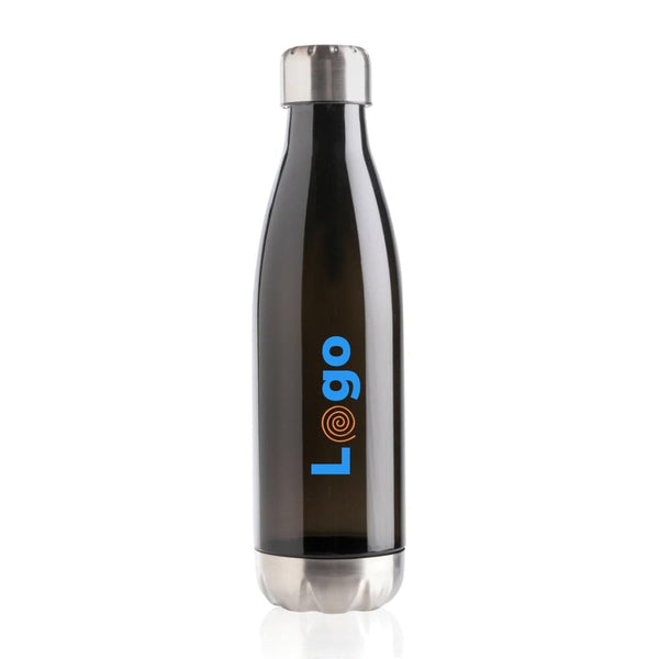 Bottiglia antigoccia con tappo in acciaio 500ml - personalizzabile con logo