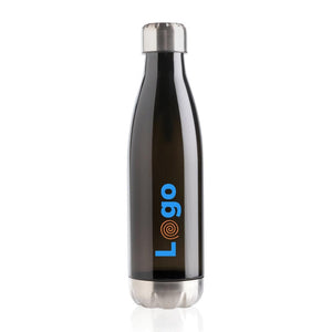 Bottiglia antigoccia con tappo in acciaio 500ml - personalizzabile con logo