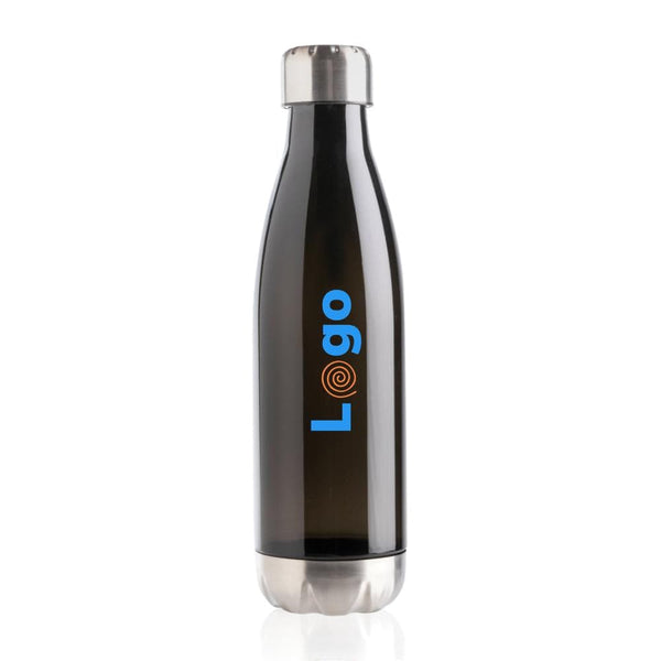 Bottiglia antigoccia con tappo in acciaio 500ml - personalizzabile con logo