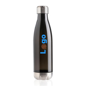 Bottiglia antigoccia con tappo in acciaio 500ml - personalizzabile con logo