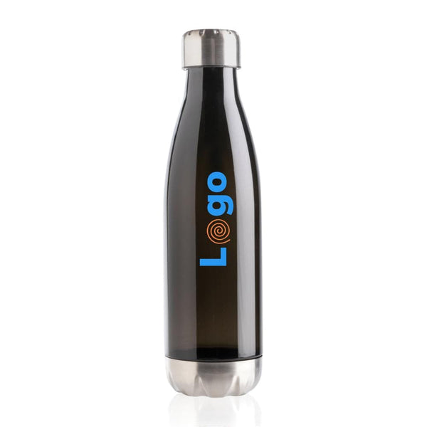 Bottiglia antigoccia con tappo in acciaio 500ml - personalizzabile con logo