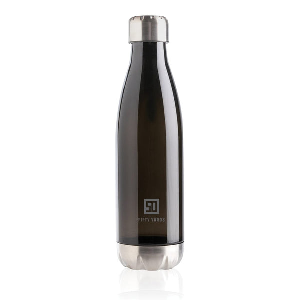 Bottiglia antigoccia con tappo in acciaio 500ml - personalizzabile con logo