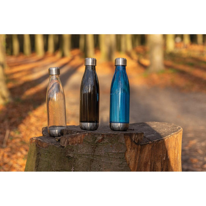 Bottiglia antigoccia con tappo in acciaio 500ml Colore: trasparente, nero, blu €4.40 - P436.750
