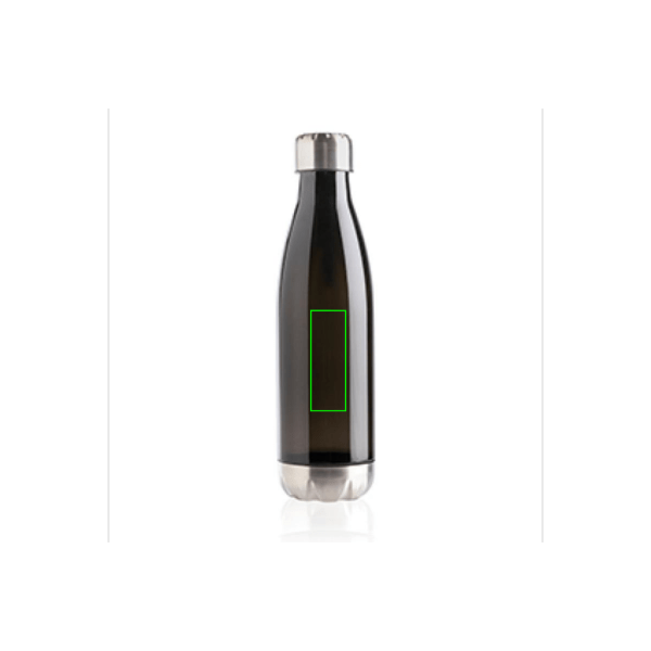 Bottiglia antigoccia con tappo in acciaio 500ml Colore: trasparente, nero, blu €4.40 - P436.750