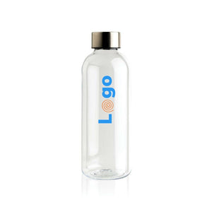 Bottiglia antigoccia con tappo in metallo 620ml - personalizzabile con logo