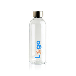 Bottiglia antigoccia con tappo in metallo 620ml - personalizzabile con logo