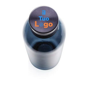 Bottiglia antigoccia con tappo in metallo 620ml - personalizzabile con logo