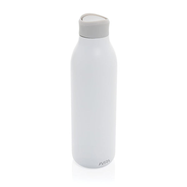 Bottiglia Avira Alok in rAcciaio 360 RCS 600ML bianco - personalizzabile con logo