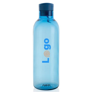 Bottiglia Avira Atik in PET riciclato RCS 1 L blu - personalizzabile con logo