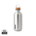 Bottiglia Black+Blum in acciaio 600ml azzurro - personalizzabile con logo
