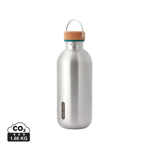 Bottiglia Black+Blum in acciaio 600ml azzurro - personalizzabile con logo