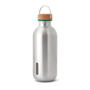 Bottiglia Black+Blum in acciaio 600ml azzurro - personalizzabile con logo