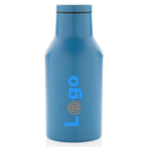 Bottiglia compatta in acciaio riciclato RCS 300ml - personalizzabile con logo