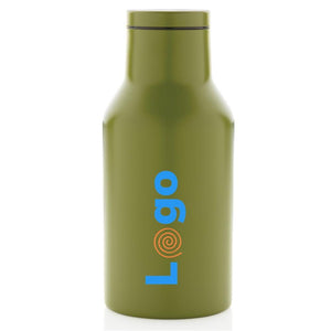 Bottiglia compatta in acciaio riciclato RCS 300ml - personalizzabile con logo