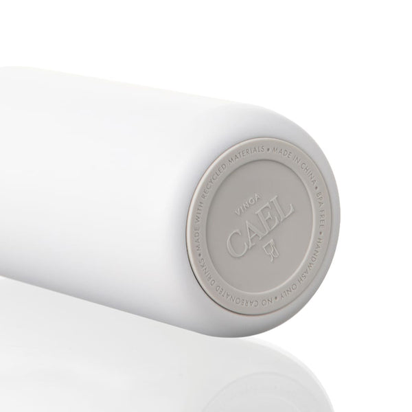 Bottiglia con beccuccio VINGA Cael in rAcciaio RCS 600ML - personalizzabile con logo