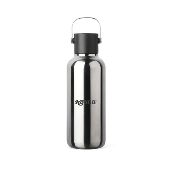 Bottiglia con beccuccio VINGA Cael in rAcciaio RCS 600ML - personalizzabile con logo